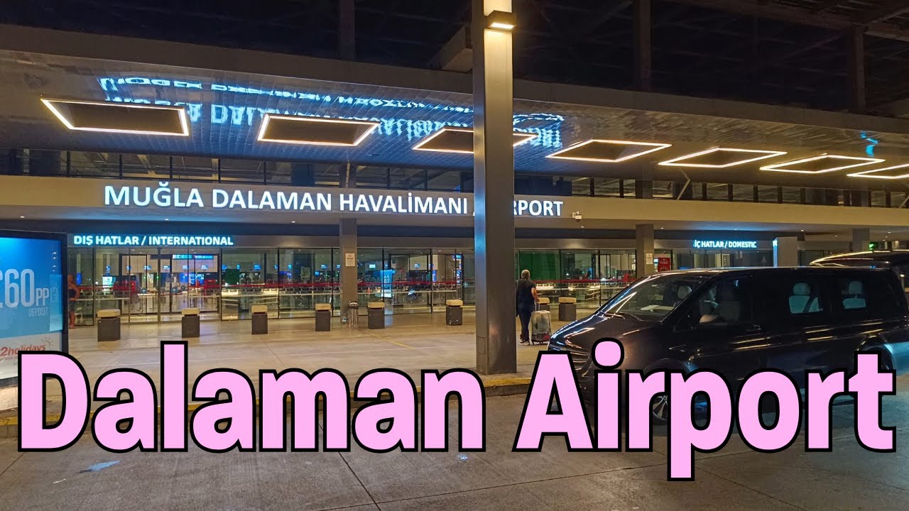 4K Scenic Drive from Fethiye to Dalaman Airport at Dusk