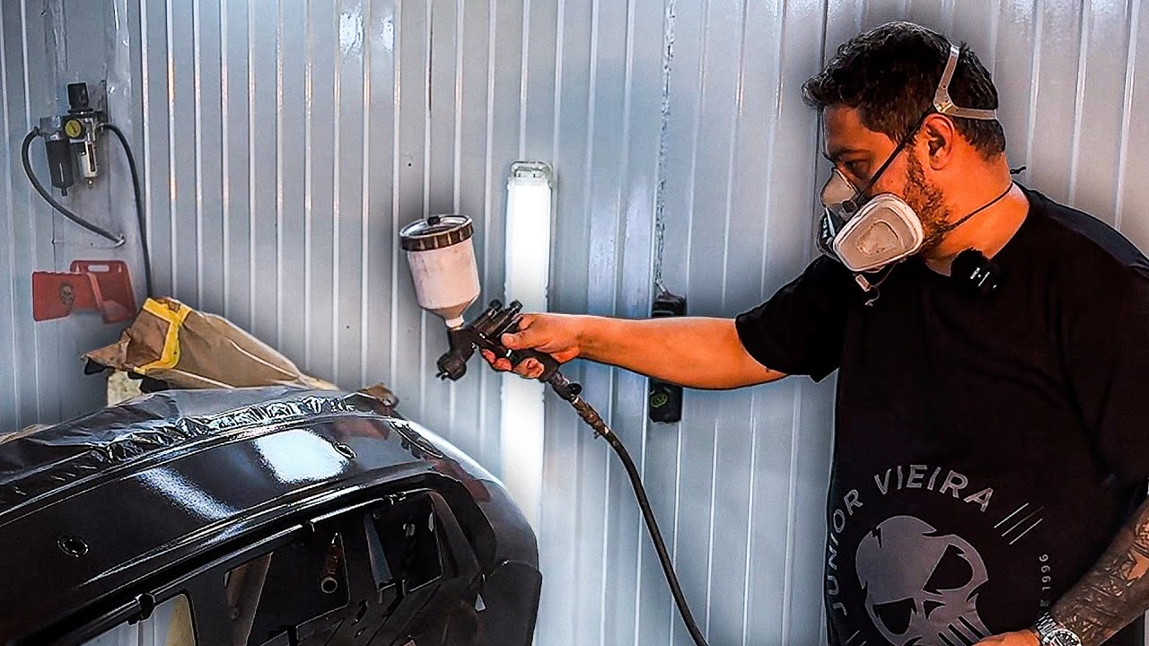 Pintura Fast de Para-Choque em Uma Estrutura de Estética Automotiva | Jeep Commander