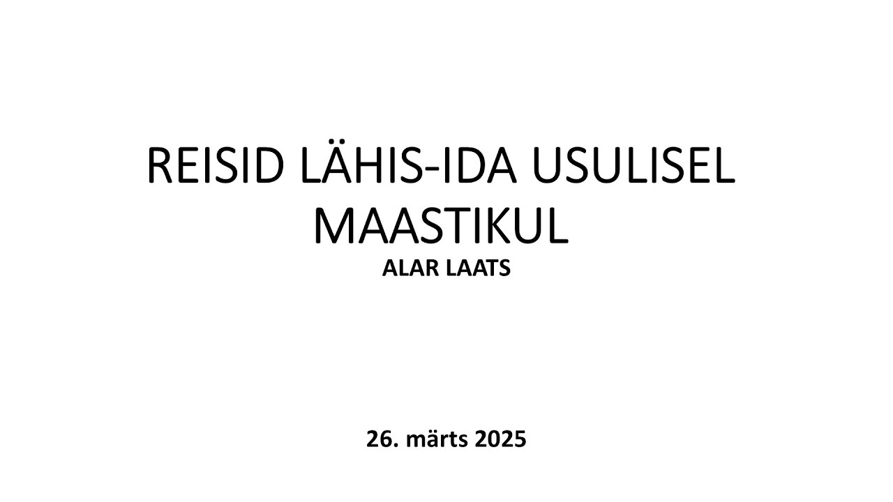 26.3.2025, A. Laats: 