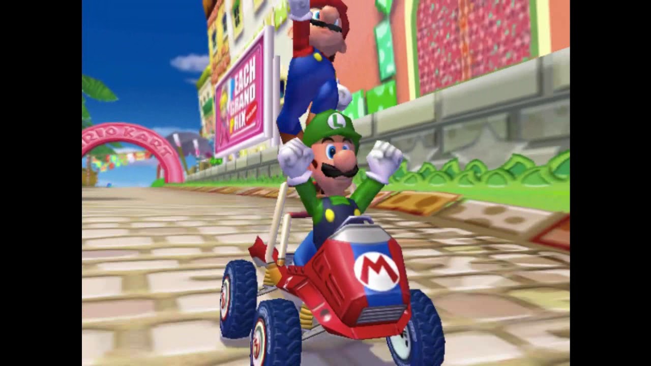 Mario Kart: Double Dash (GameCube Game) - 50cc Mushroom Cup Longplay