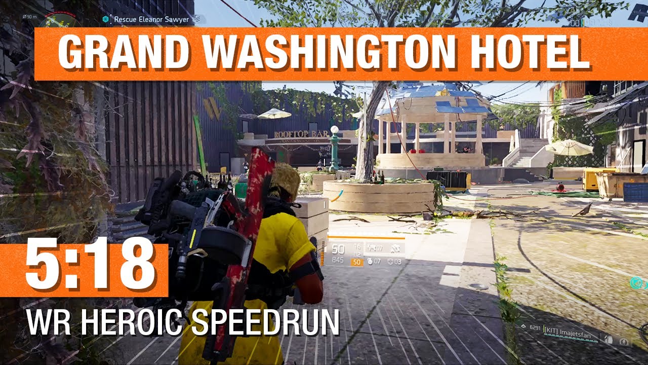 Division 2 Speedrun - Heroic Grand Washington Hotel 5:18