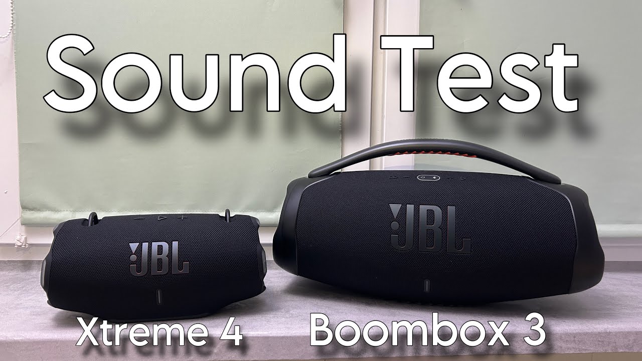JBL Xtreme 4 vs JBL Boombox 3 | Sound Test | Smaller brother of Boombox?