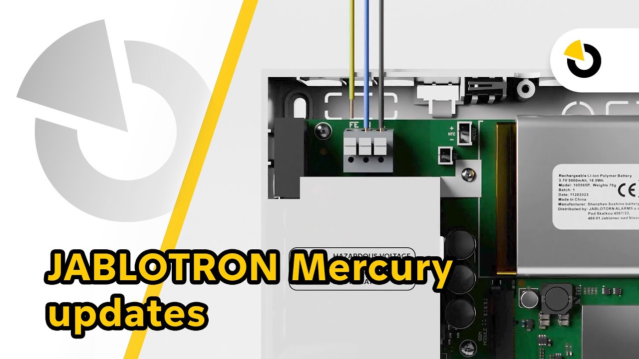 JABLOTRON Mercury updates