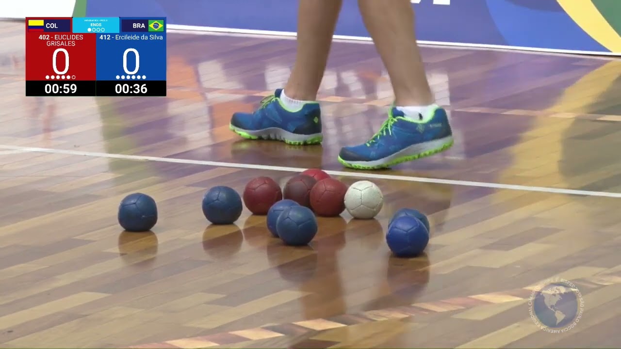 BISFed Boccia America Regional Championships 01.10.2019 Euclides Grisales - Ercileide da Silva (BC4)