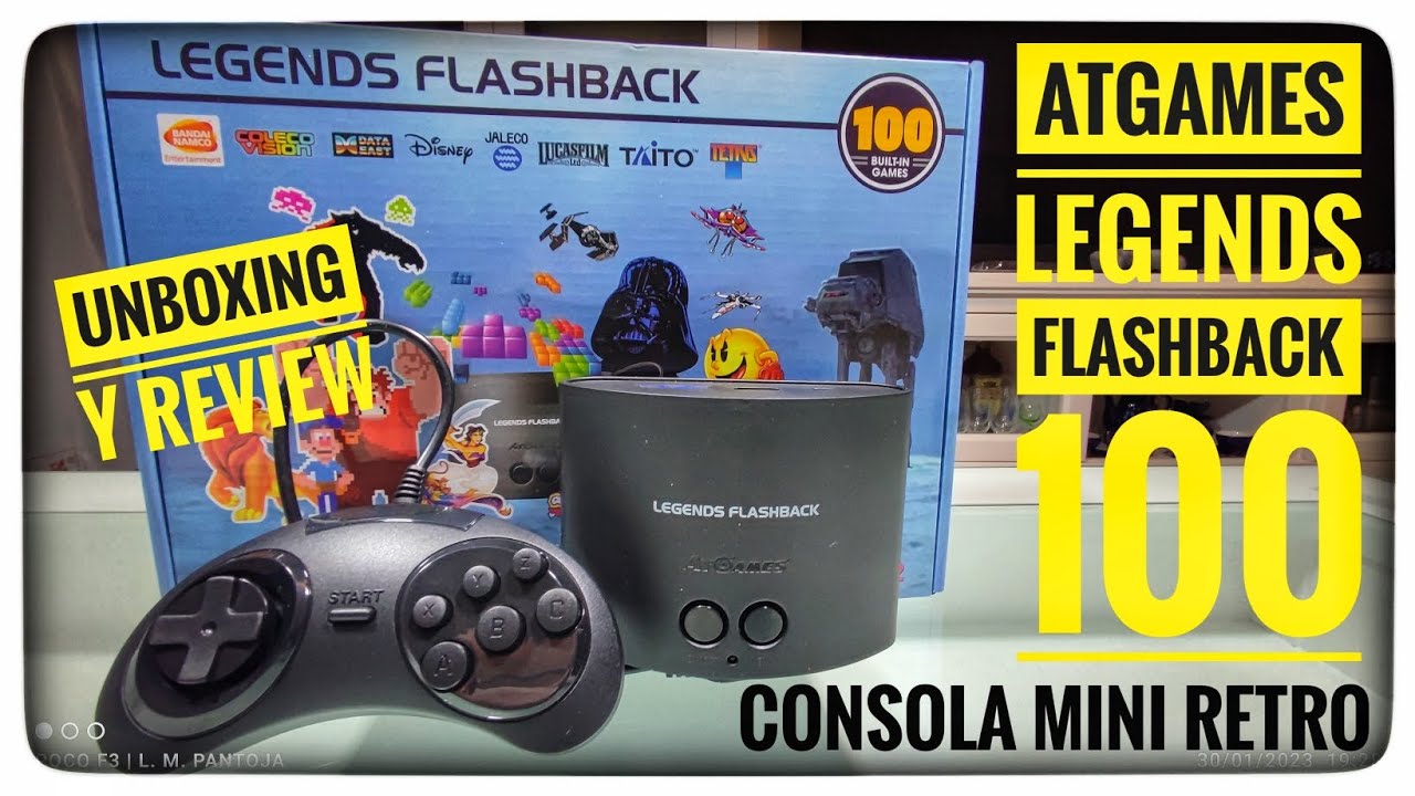 Consola Mini Retro AtGames Legends Flashback 100, Unboxing y Review