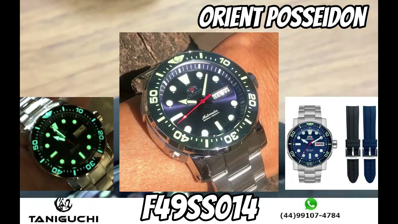 Orient Automático Diver Posseidon F49SS014
