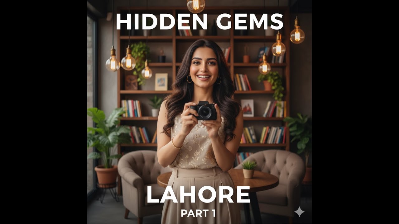 Hidden Gems Lahore Part 1 | Exploring Secret Cafes & Bookstore Spots with Sana Vlogs