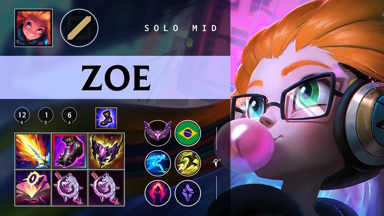 Zoe Mid vs Twitch - BR Master Patch 26.01