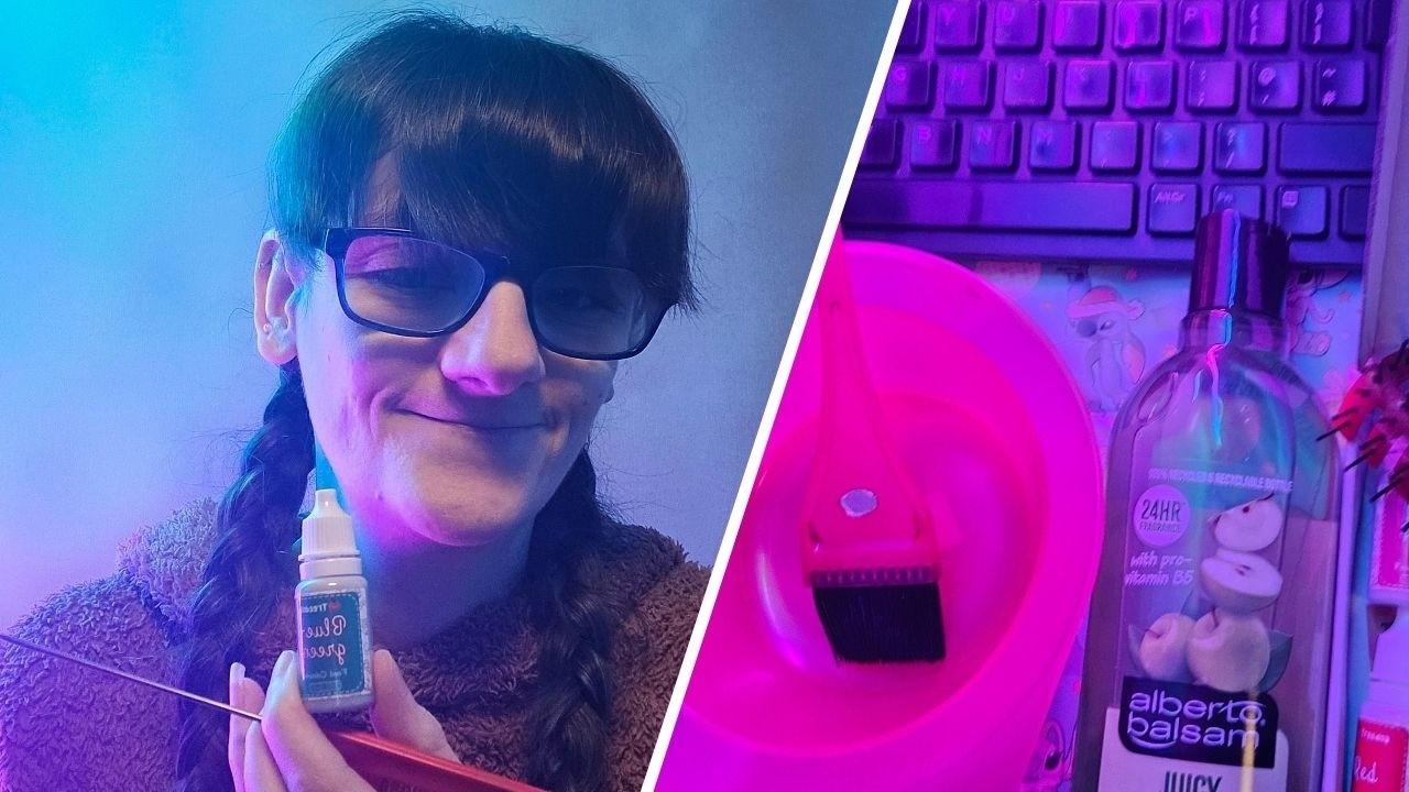 hair colouring ASMR
