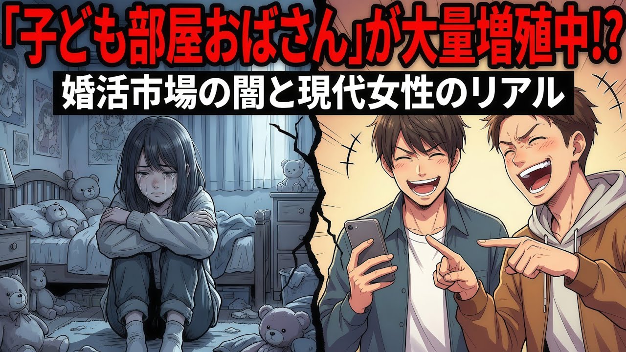 「子ども部屋おばさん」が大量増殖中!?婚活市場の闇と現代女性のリアル