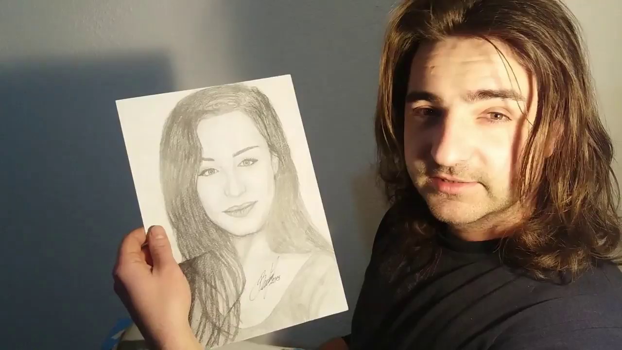 KAKO NACRTAT PORTRET ( za pocetnike ) Čas 1