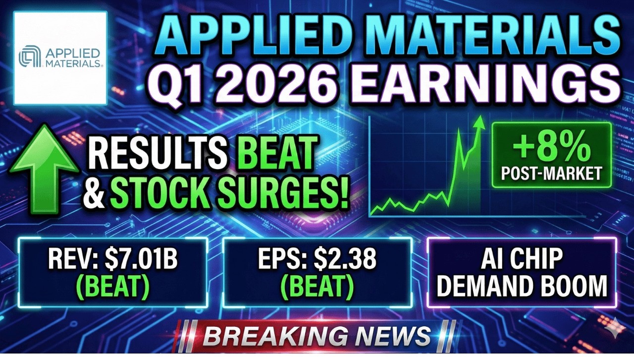 Wyniki Applied Materials (AMAT) za I kw. 2026 r.: Boom na sztuczną inteligencję wyprzedza oczekiw...