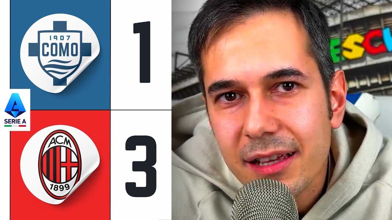 IO SONO SPAVENTATO‼️ COMO-MILAN 1-3
