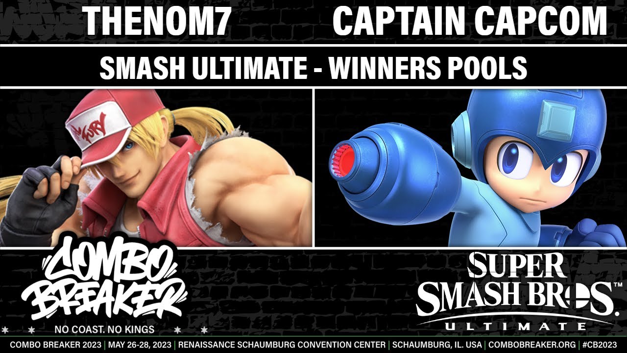 COMBO BREAKER 2023 WINNERS POOLS - TheNom7 (Terry) vs Captain Capcom (Mega Man) - Smash Ultimate