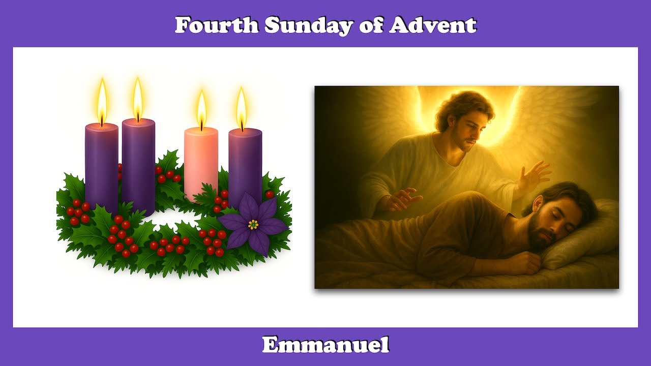 Emmanuel, God-with-us.  Homily for the 4th Sunday of Advent, Year A.