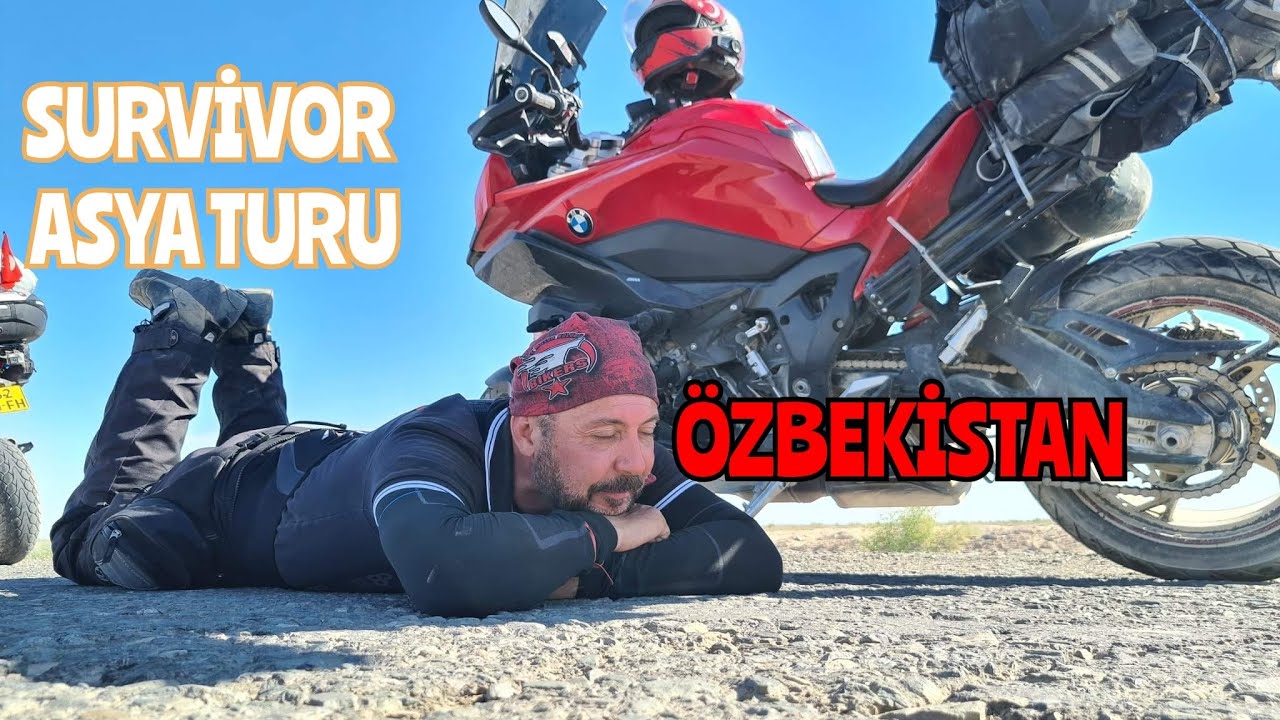 ASYA TURU-8.Bölüm (Özbekistan girişi, kuraklık ve bakımsız yollar) #tbikers #bikers #motorcycle