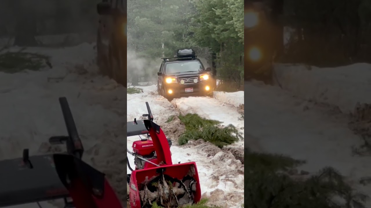 HONDA PILOT VTM-4 in deep mud/snow