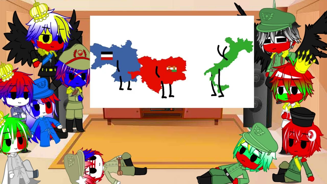 Past Countryhuman React To WW1 - Oversimplified ( Full )