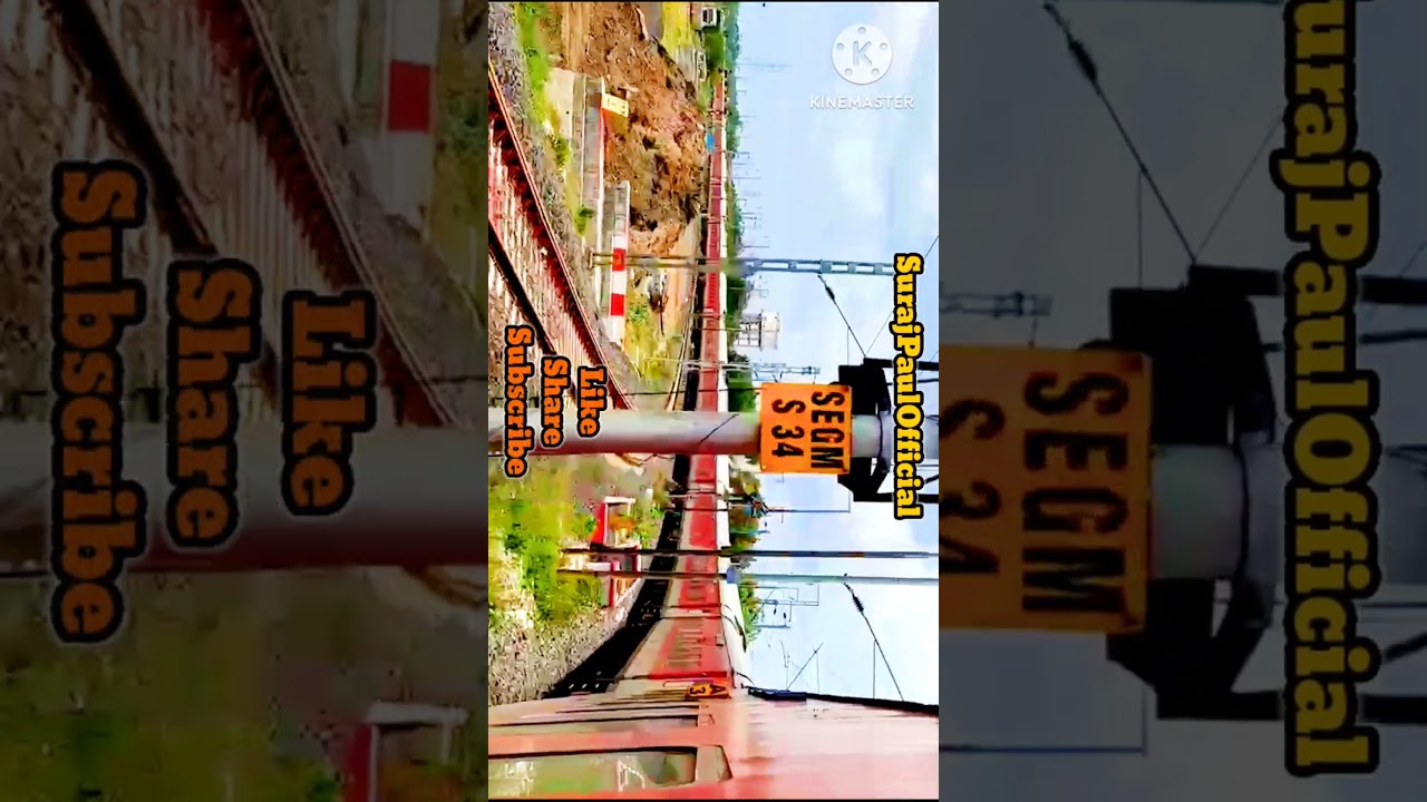 The Famous Sevagram Curve #indianrailways #reels #shorts #trending #viral #spo #surajpaulofficial