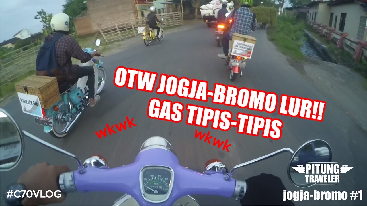 #C70TOURING | OTW Bromo Lurr !!! | Honda C70 Jogja - Bromo Part 1 | #pitungtraveler