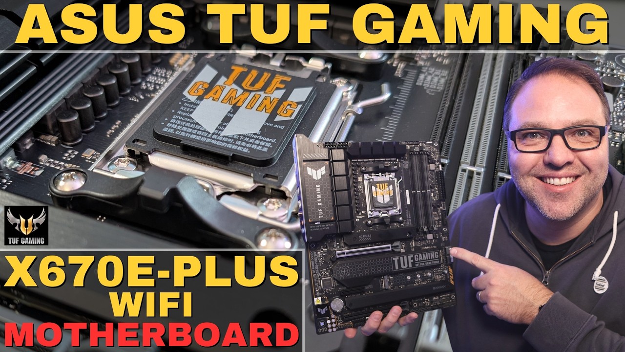 Asus Tuf Gaming X670E-Plus WiFi AM5 ATX Motherboard: A Closer Look!