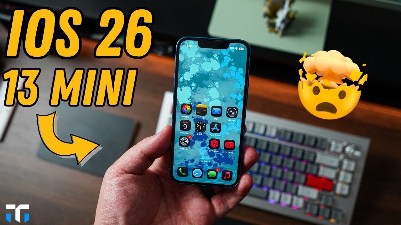 iOS 26 on the iPhone 13 mini!