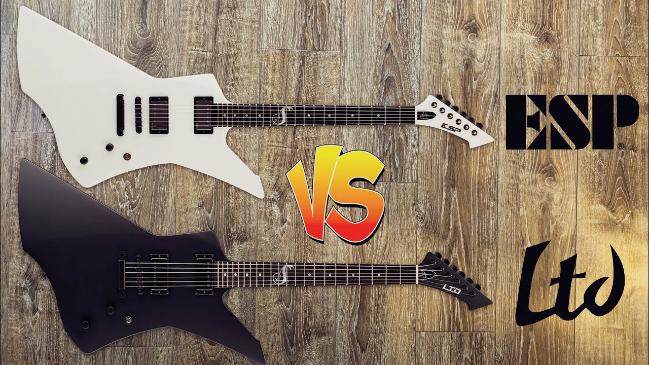 ESP vs LTD Snakebyte - both are great even if you are not a Metallica fan!
