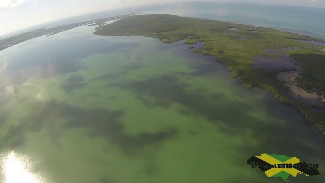 Goat Island Jamaica Aerial Video