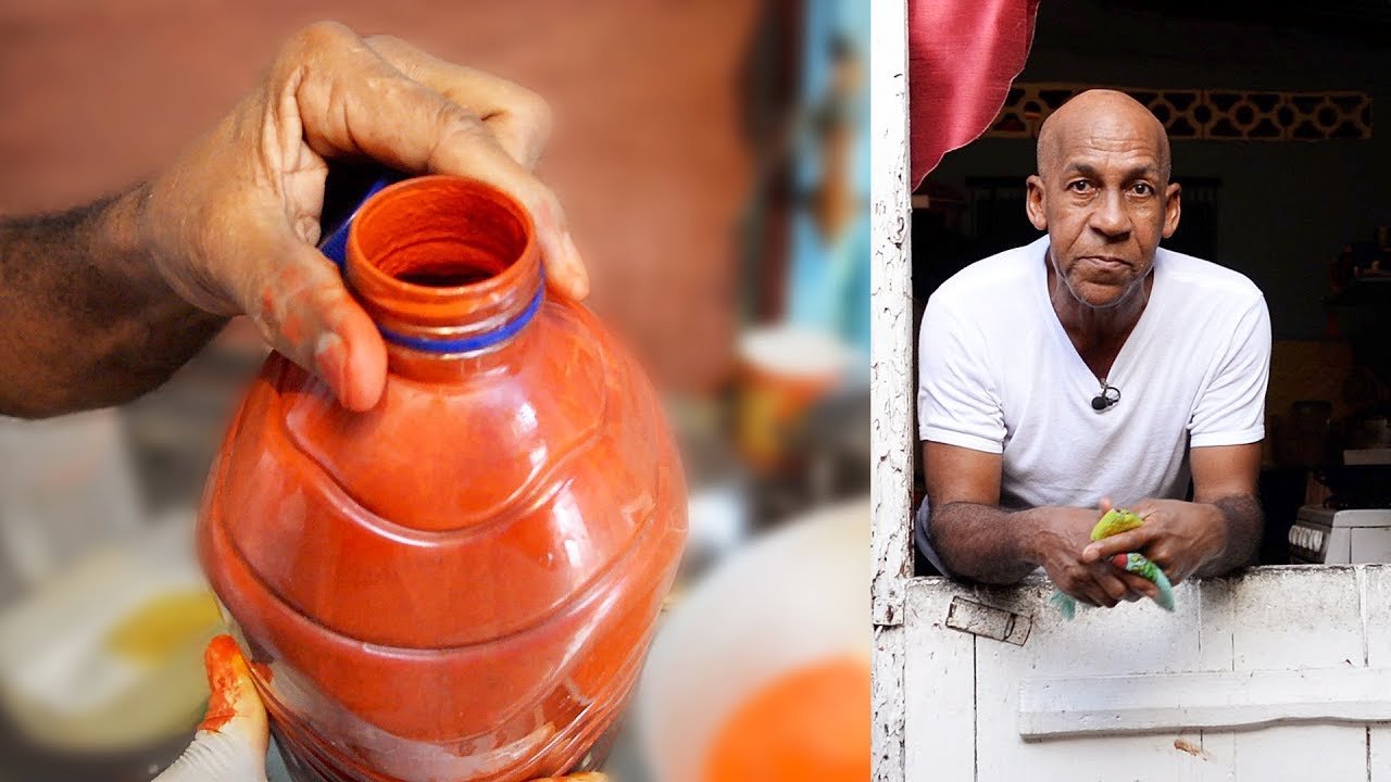 Homemade Roucou by Uncle Clyde in Paramin, Trinidad & Tobago | In De Kitchen