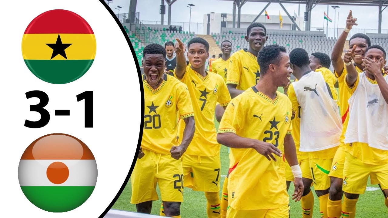 GHANA🇬🇭 VS 🇳🇪NIGER (3-1) GOALS & HIGHLIGHTS | WAFU B U17 AFCON QUALIFIERS!
