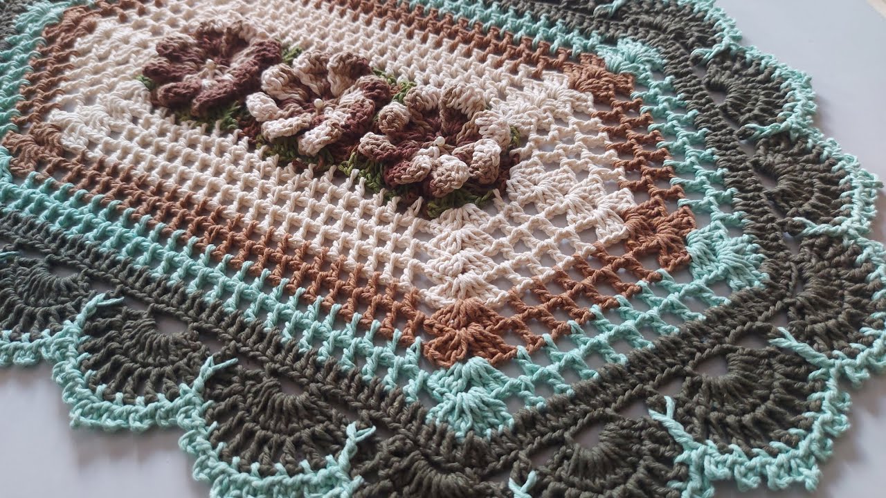 TAPETE BBB(PASSO A PASSO) #crochê #crochetando #artesãdesucesso