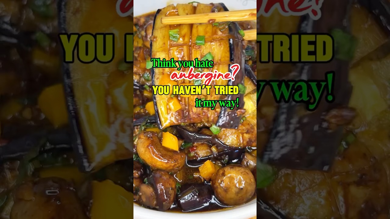 How to cook a delicious aubergine dish - Vietnamese style - Vegan friendly