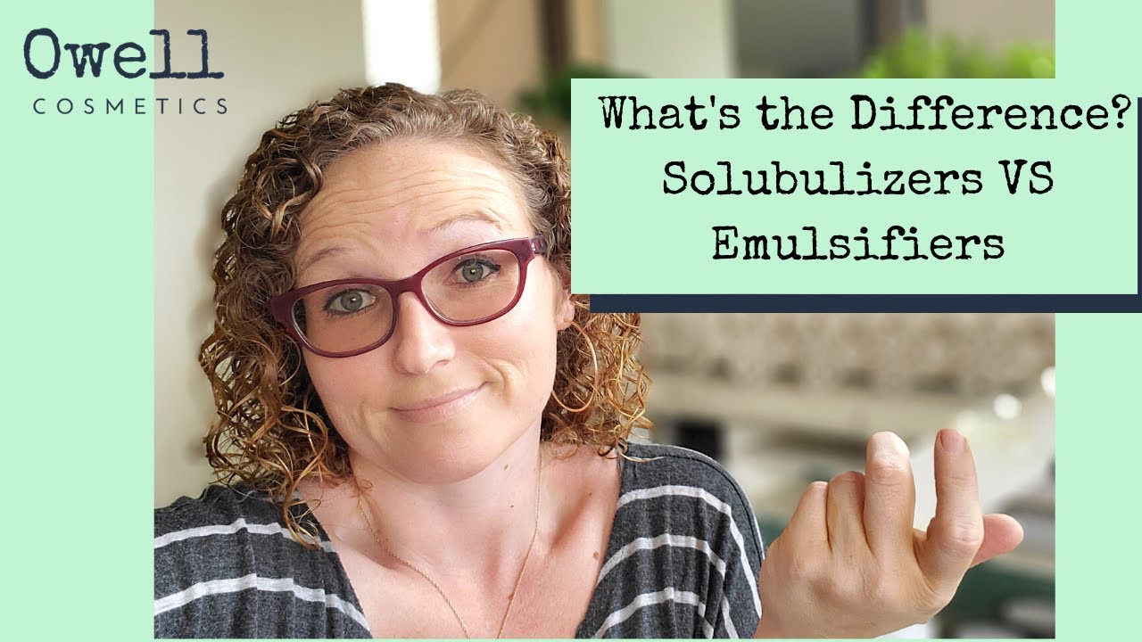Emulsifiers Vs Solubulizers - What's the Difference? | Durell Dearringer