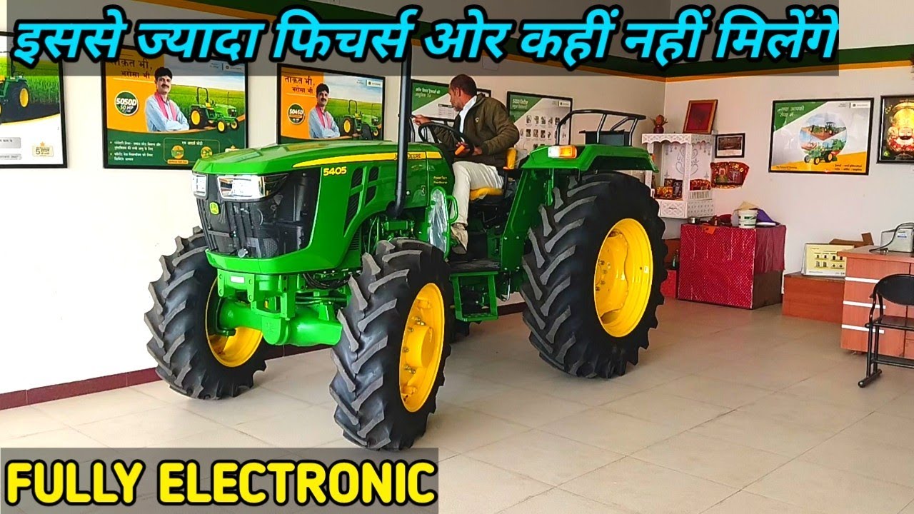 John Deere 5405 4WD CRDI Tractor Review 😍 | John Deere 5405 Specifications | John Deere Tractor