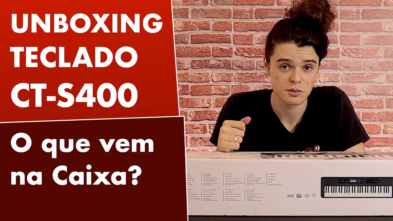 UNBOXING TECLADO CASIO CASIOTONE CT-S400