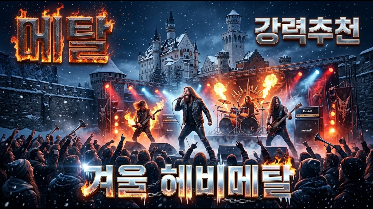 [Playlist] 🔥🎸 강렬한 한국형 헤비메탈 플레이리스트: '겨울의 恨(한)'