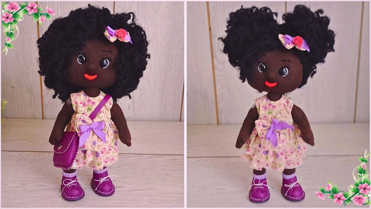 Делаем куклу из носков своими руками🥰 Африканская кукла Sweetie Sweet Cute Cute