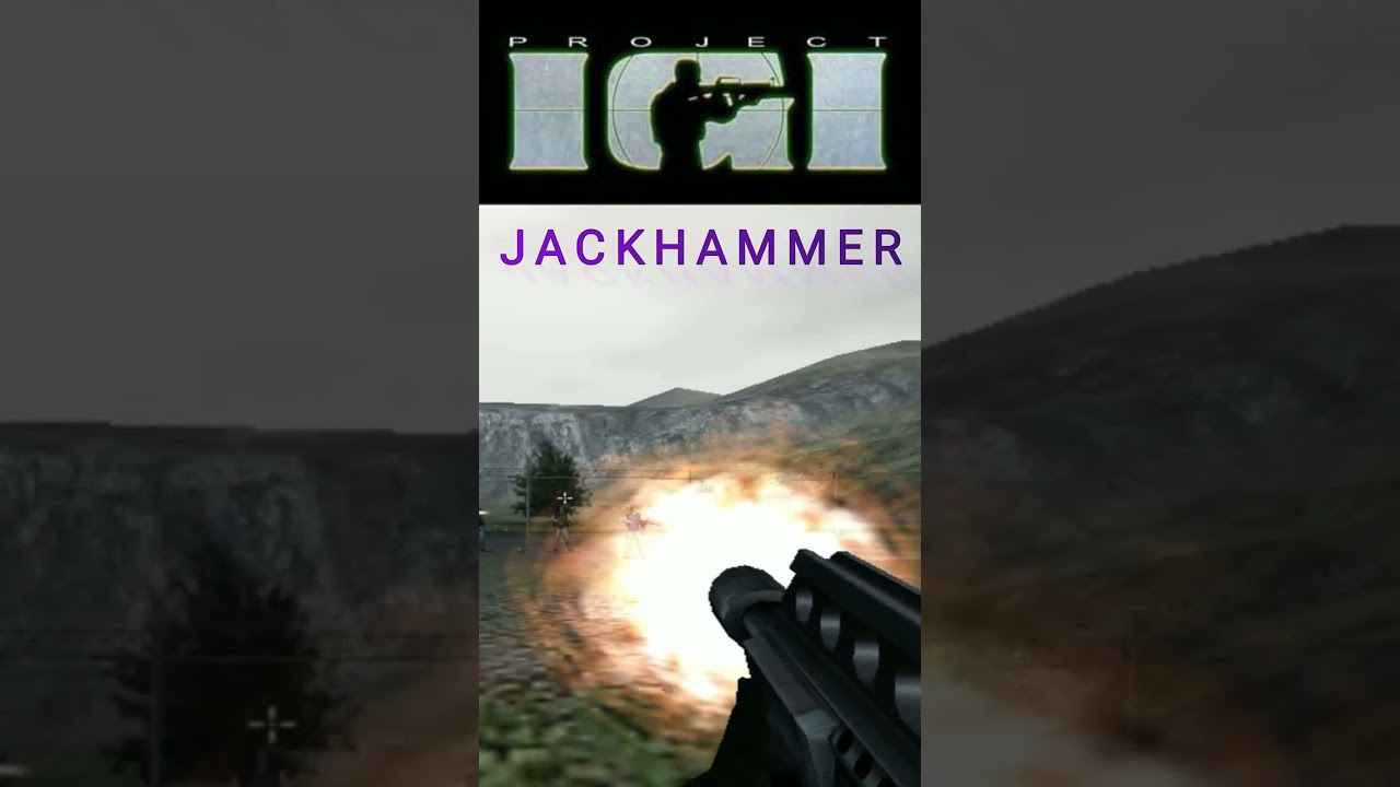 🔫 **Project IGI (2000) Weapon - JACKHAMMER** 🎮 | Ultimate Shotgun Power! 💥 #ProjectIGI #jackhammer