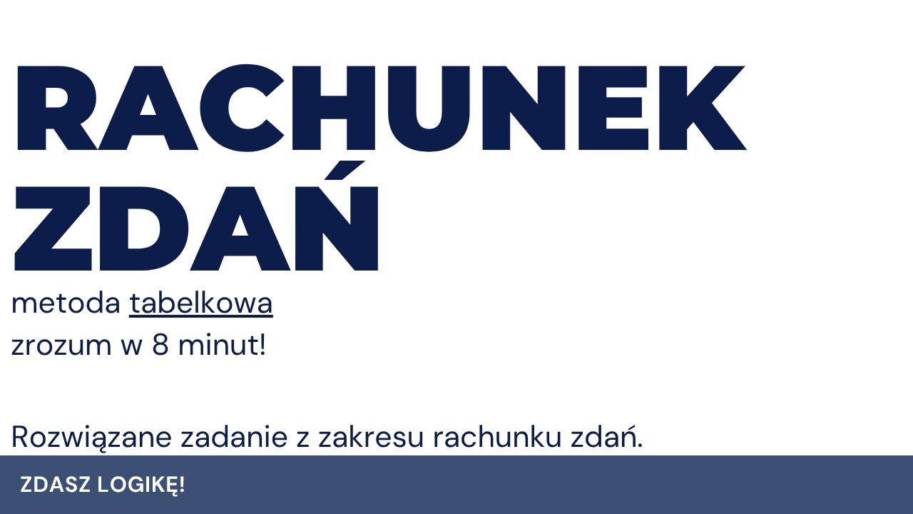Logika - metoda tabelkowa. Rozwiązane zadanie z zakresu rachunku zdań.