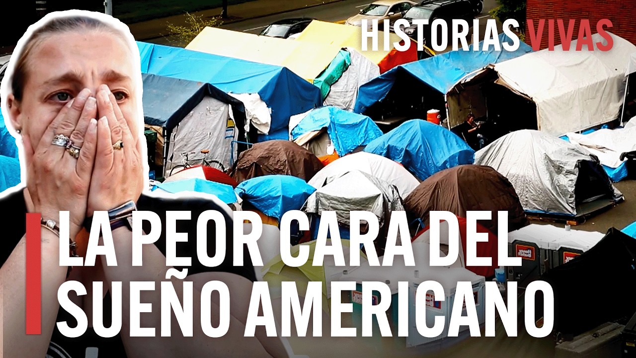 Crisis en EE. UU.  Niños durmiendo en la calle junto a su familia. | Historias Vivas | Documental HD