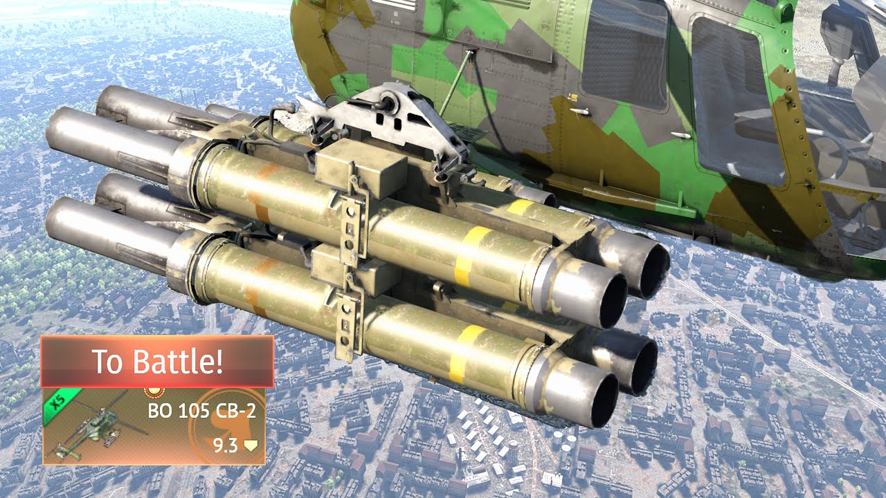 Rare B0-105 with 8 TOW Missiles...