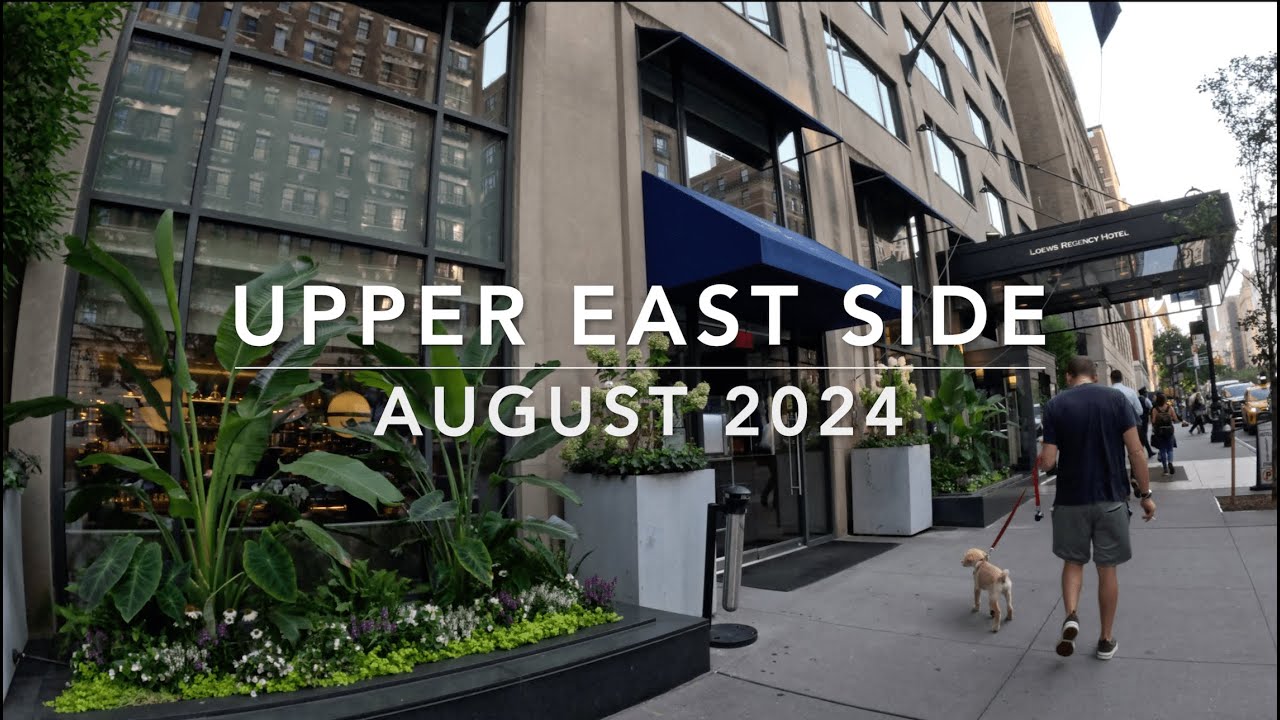 NEW YORK CITY Walking Tour [4K] - Upper East Side - Lenox Hill