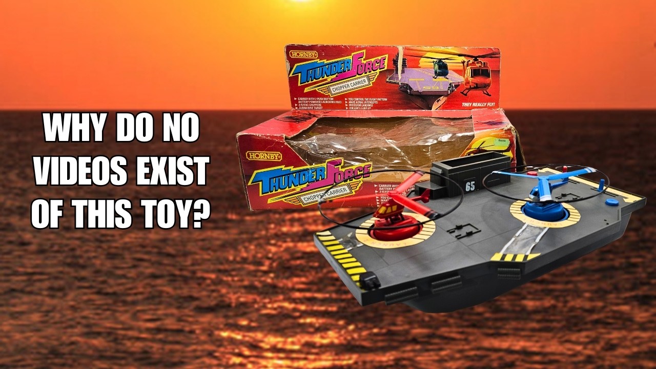Восстановление забытой игрушки Hornby 1980-х годов | Вертолёт-носитель Thunder Force