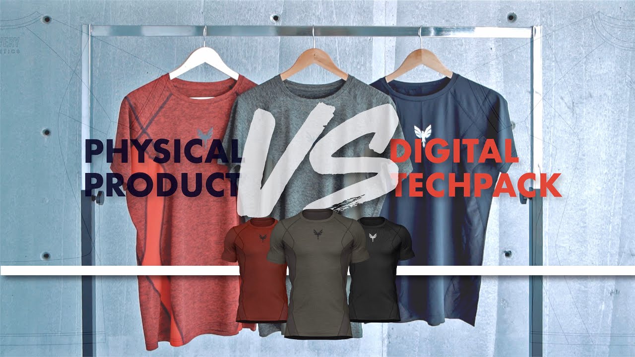 Digital Tech Pack vs. Physical Product (Episode 1: Mens Performance T-Shirt)