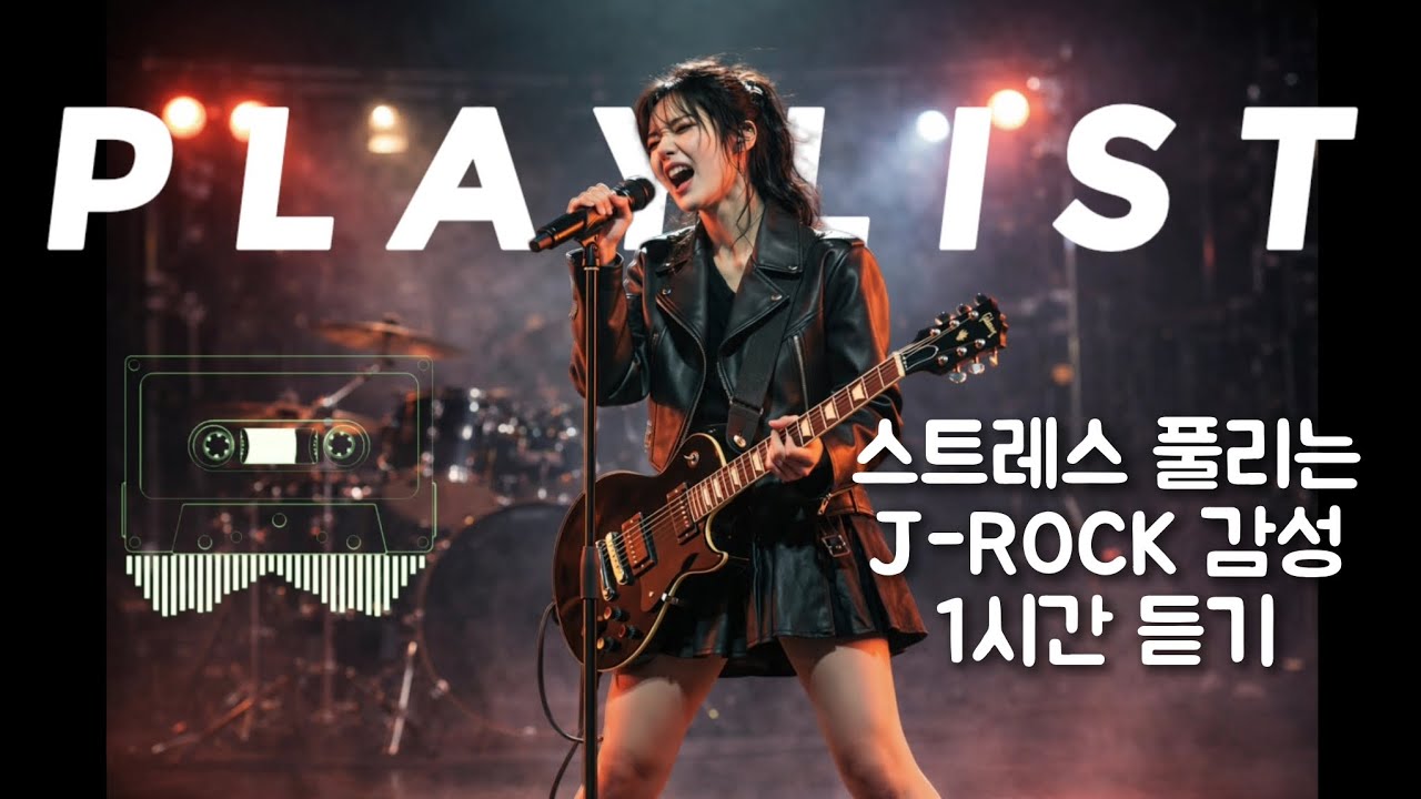 𝑷𝒍𝒂𝒚𝒍𝒊𝒔𝒕 ❤️차 막히는 퇴근길, 스트레스 날려보자! J-Rock 스타일 1시간 듣기❤️ [광고없음]