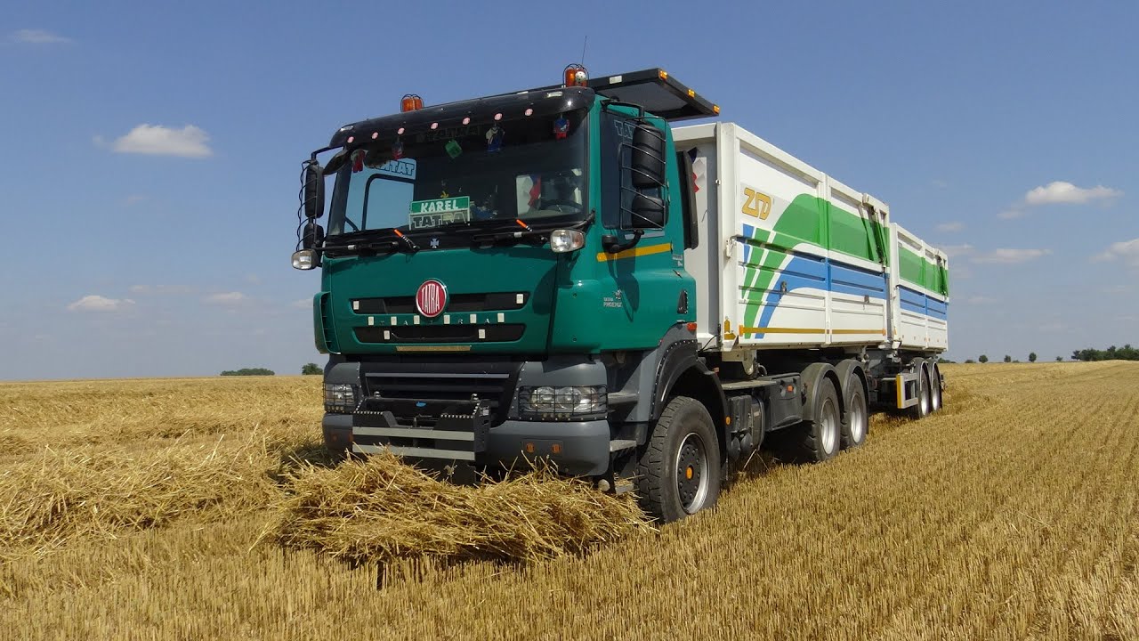 ŽNĚ  2021 -  JOHN DEERE T 670i, CLAAS LEXION 770, TATRA PHOENIX, FENDT 1050. HARVEST WHEAT