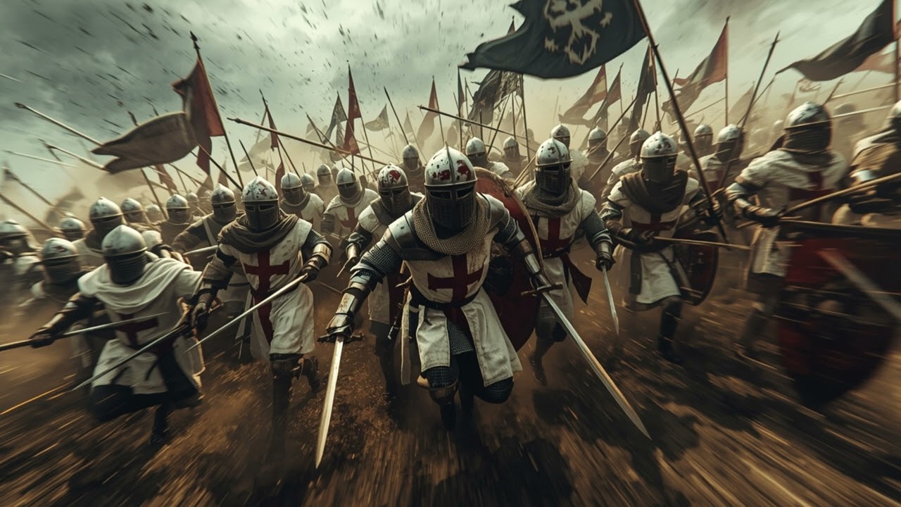 Under the Cross We Charge — Aggressive Templar War Chants | Crusade