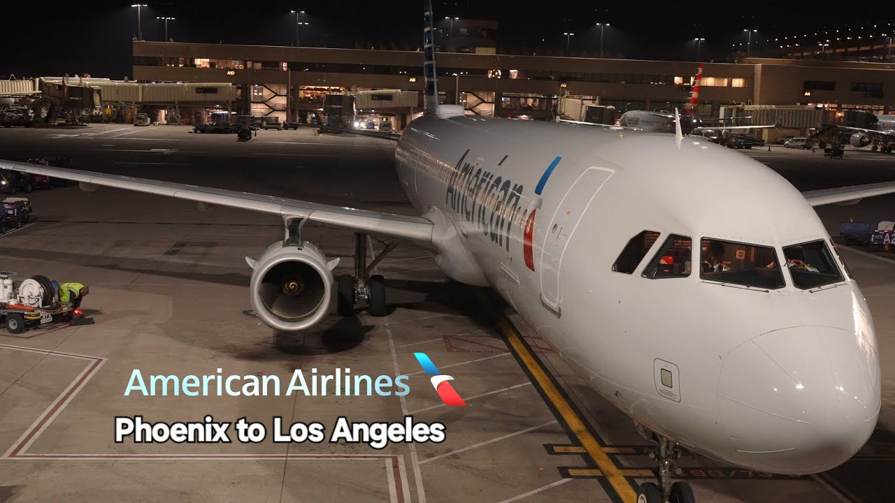 Phoenix to Los Angeles on American Airbus A321+ PHX Centurion Lounge Tour [Full Flight Trip Report]