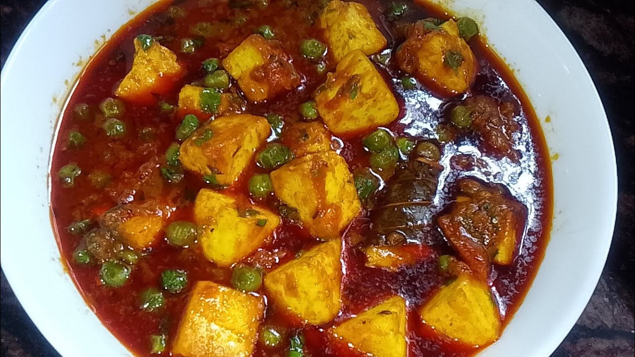 পিয়াজ রসুন ছাড়া খুব সহজেই বানিয়ে নিন লোভনীয় স্বাদে মটর পনির matar paneer recipe