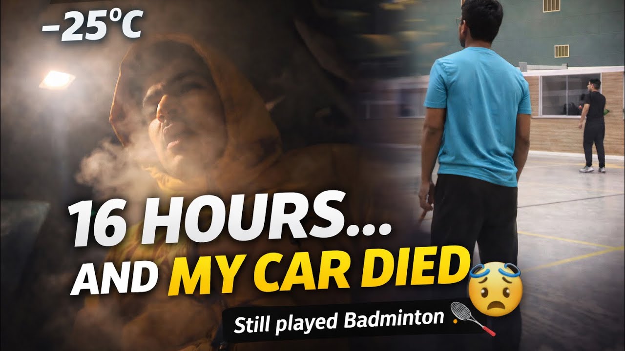 16 hours work, dead car, badminton | vlog 14